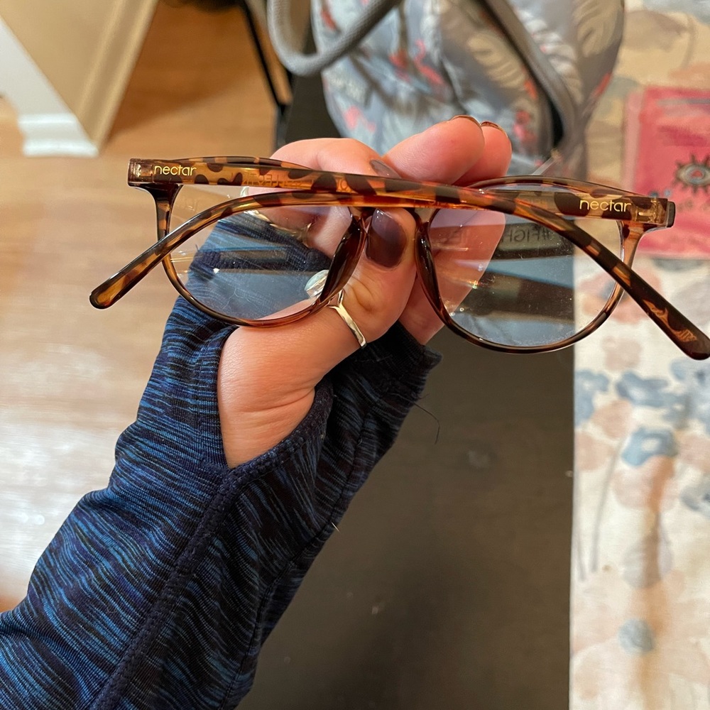 Blue light blocking glasses in good condition By nectar